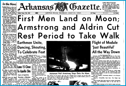 Arkansas Gazette, July 21, 1969