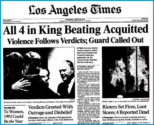 Los Angeles Times, April 30, 1992