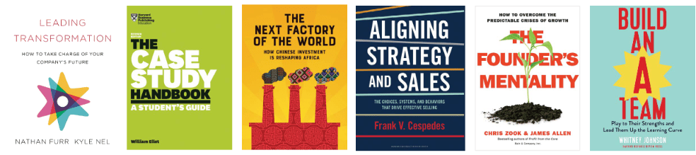 Selected books from the Harvard Business Review E-Book Collection
