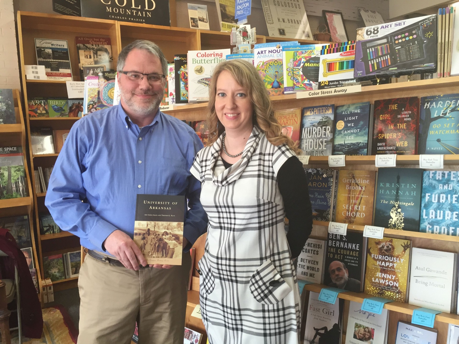 Photo of Amy Allen and Tim Nutt, authors of University of Arkansas