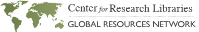 Center for Research Libraries Logo